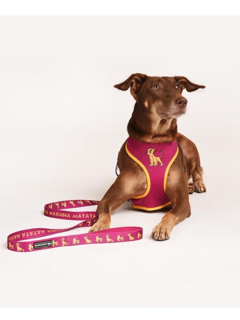 

Heads Up For Tails Purple & Yellow Disney Simba Reversible Dog Harness