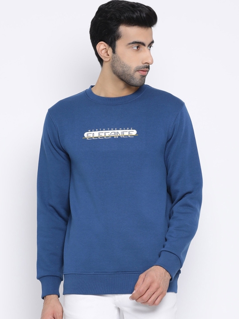 

Richlook Men Blue Printed Sweatshirt