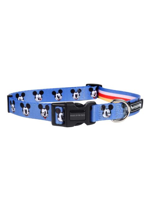 

Heads Up For Tails X Disney Blue Mickey Printed Dog Collar