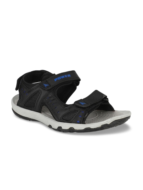 

Power Men Black Solid Sports Sandals