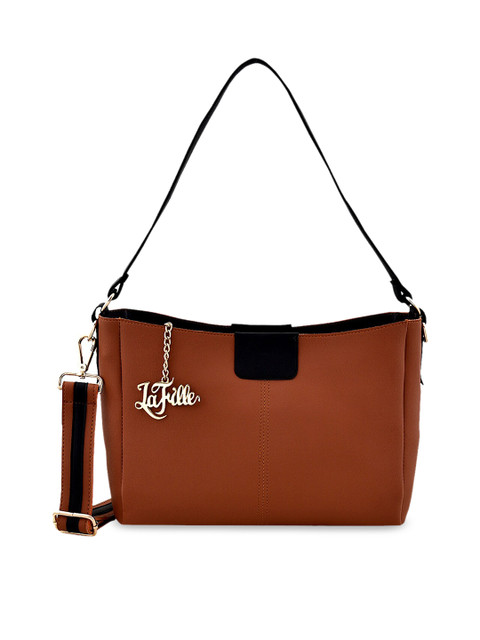 

LaFille Brown Solid Handheld Bag