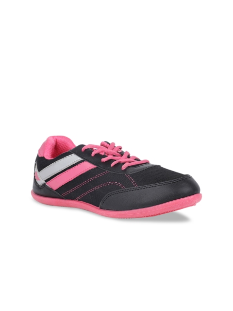 

Bata Women Pink & Black Colourblocked Sneakers