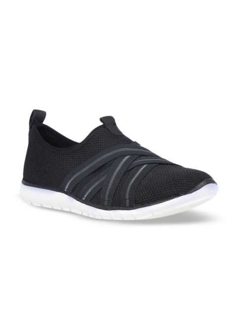 

Hush Puppies Women Black Slip-On Sneakers