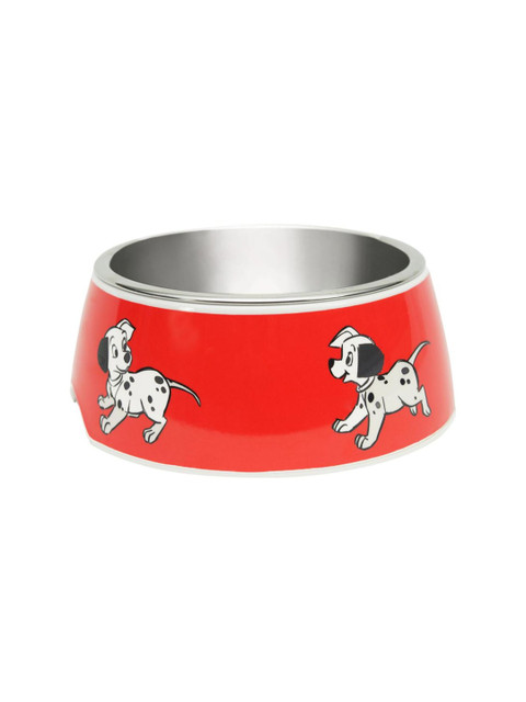 

Heads Up For Tails Red Disney Dalmatians Dinner Dog Bowl