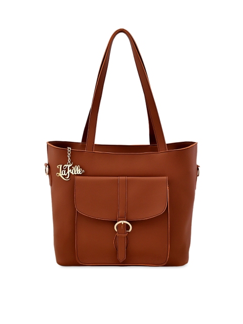 

LaFille Brown Solid Shoulder Bag