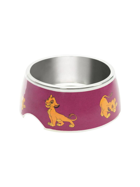 

Heads Up For Tails Purple & Yellow HUFT X Disney Simba Dinner Dog Bowl