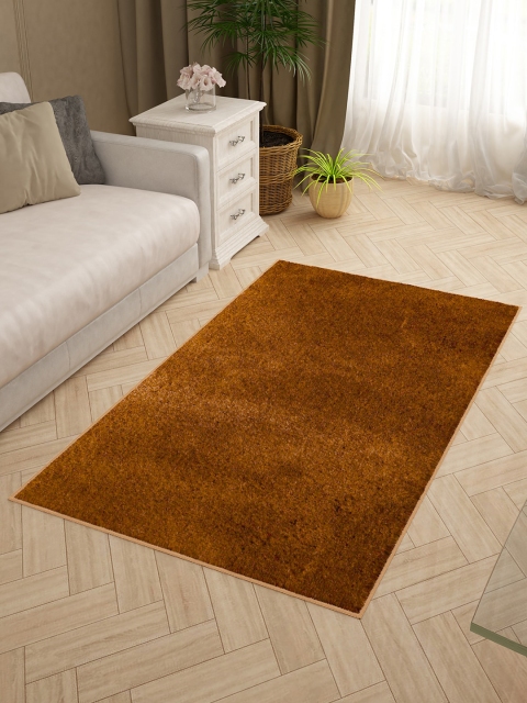 

Story@home Unisex Brown Solid Anti-Skid Carpet