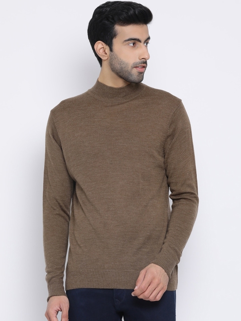 

Richlook Men Brown Casual Fit Sweater