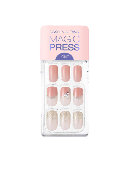 

Dashing Diva Pink MAGICPRESS Soft Coral Artificial Nails