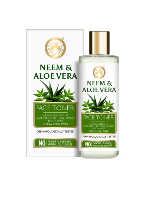 

Mom & World Neem & Aloe Vera Face Toner 150g, White