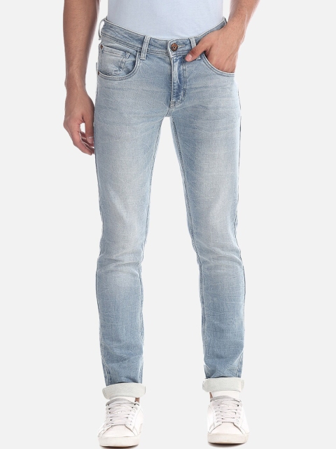 

Cherokee Men Blue Skinny Fit Mid-Rise Clean Look Jeans