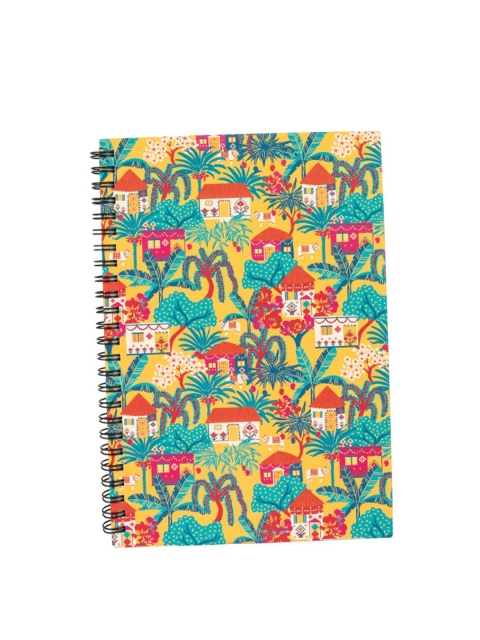 

Chumbak Multicoloured Vivid Village Spiral Notebook, Multi