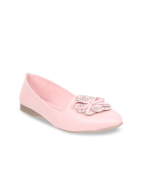 

SHUZ TOUCH Women Pink Solid Ballerinas