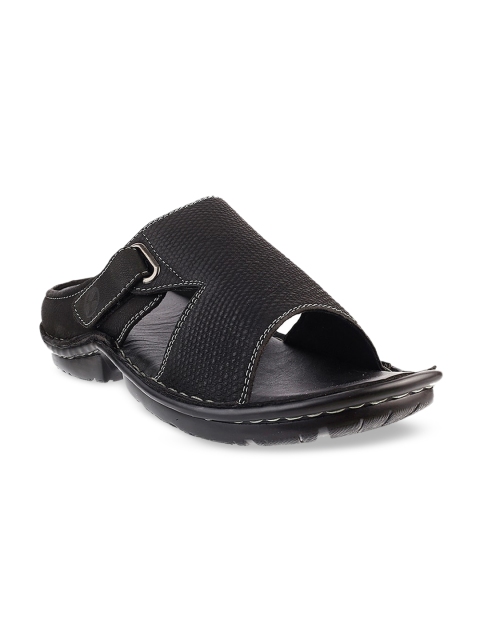 

Mochi Men Black Comfort Sandals