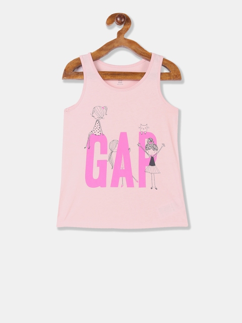

GAP Baby Pink Graphic Tank Top