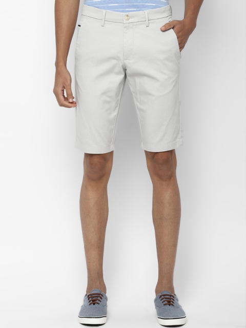 

Allen Solly Men White Solid Slim Fit Regular Shorts