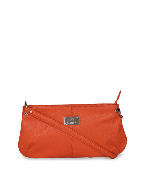 

OsaiZ Orange Solid Sling Bag