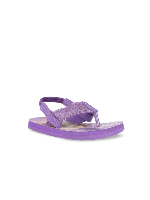 

Disney Girls Purple Printed Thong Flip-Flops