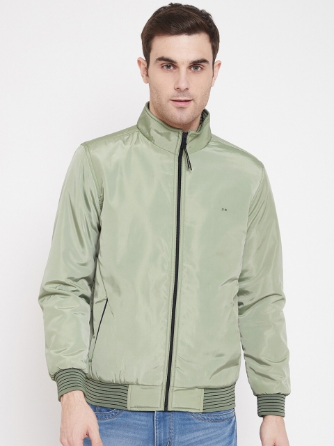 

Okane Men Green Solid Bomber