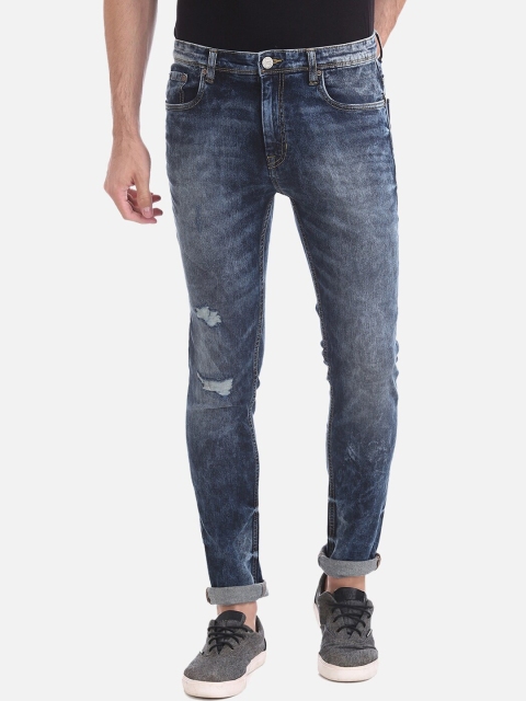 

Cherokee Men Blue Slim Fit Low-Rise Mildly Distressed Jeans