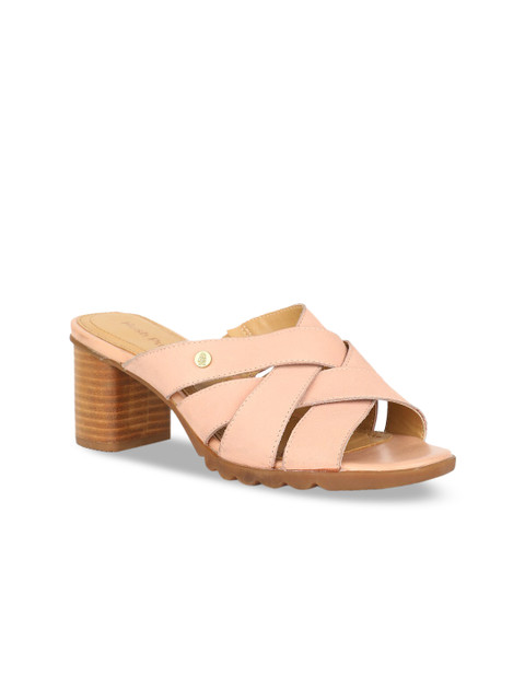 

Hush Puppies Women Pink Solid Sandals