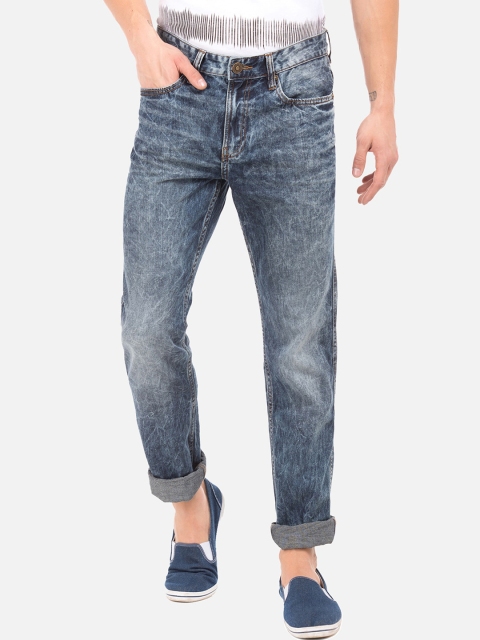 

Cherokee Men Blue Straight Fit Mid-Rise Clean Look Jeans