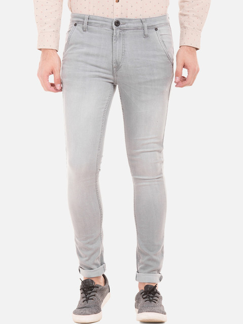 

Colt Men Grey Skinny Fit Low-Rise Clean Look Jeans
