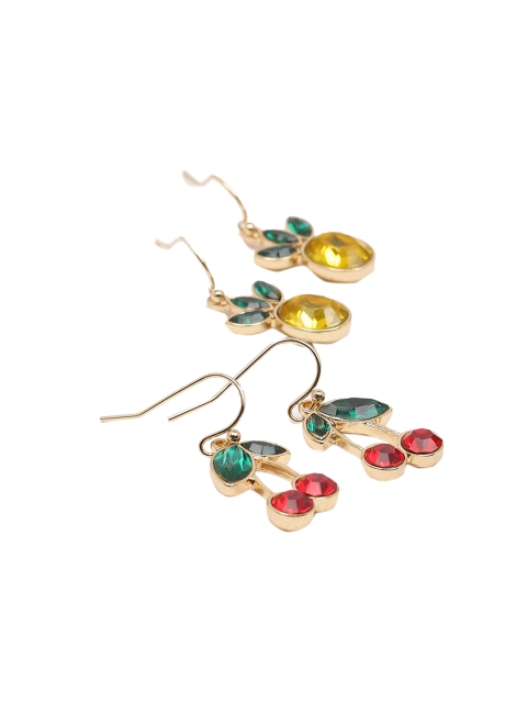 

FOREVER 21 Set Of 2 Contemporary Studs, Gold