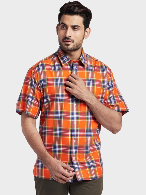 

ColorPlus Men Multicoloured Regular Fit Checked Casual Shirt, Multi