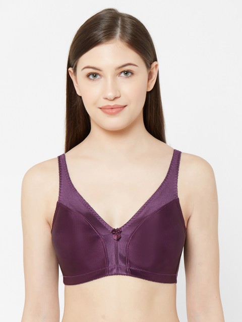 

Juliet Purple Solid Non-Wired Non-Padded Everyday Bra 010001900000064