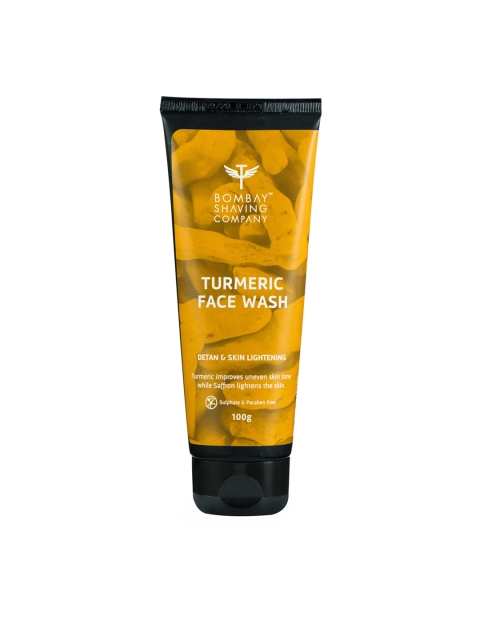 

Bombay Shaving Company Unisex Turmeric De-Tan Face Wash 100 g, Yellow