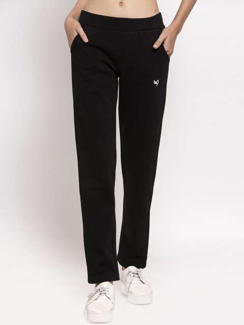 

Global Republic Women Black Solid Slim Fit Track Pants