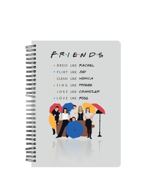 

MC SID RAZZ Multicoloured Friends TV Show Umbrella Notebook, Multi