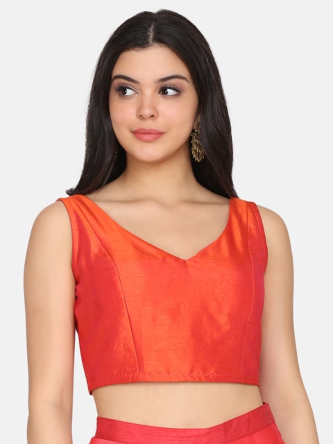 

Ojjasvi Women Orange Solid Top