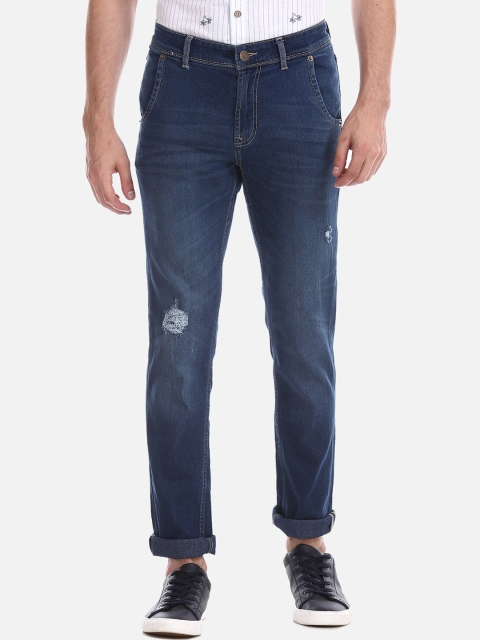 

Cherokee Men Blue Slim Fit Low-Rise Low Distress Stretchable Jeans