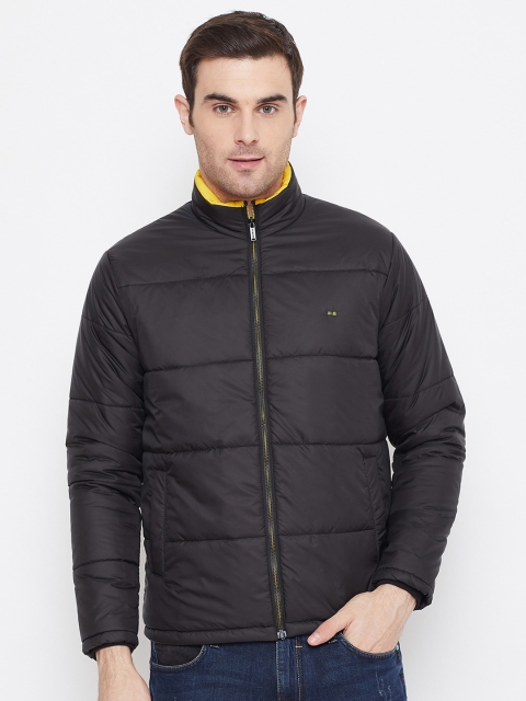 

Okane Men Black Solid Puffer Jacket