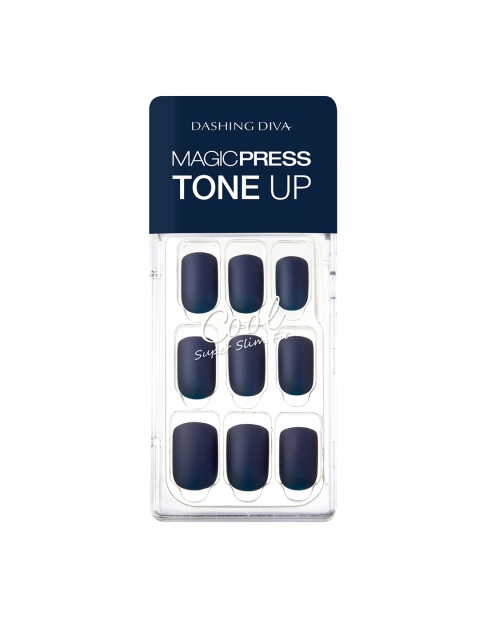 

Dashing Diva Navy Blue MAGICPRESS Navy Peony Artificial Nails