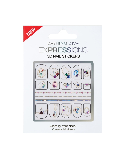

Dashing Diva Women Transparent Expressions Hanging Light Gel Nails, Pink