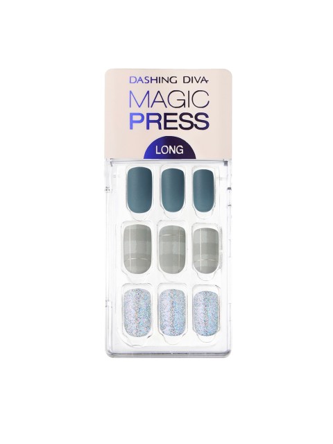 

DASHING DIVA Magicpress Ash Blue Artificial Nails