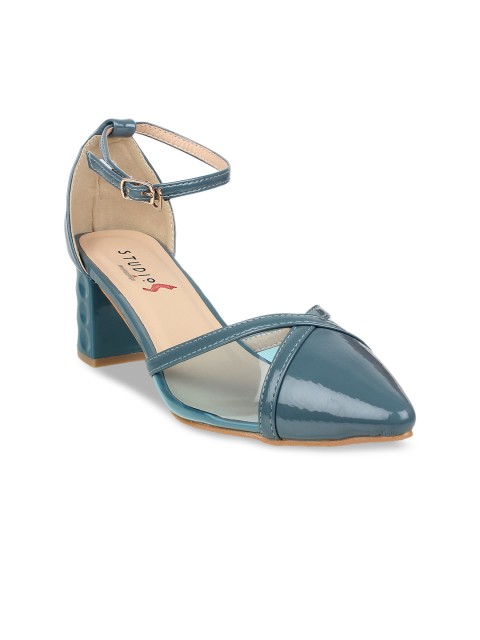 

STEPpings Women Blue Solid Pumps