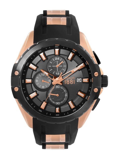 

Cerruti 1881 Men Black Analogue Watch CRA23601