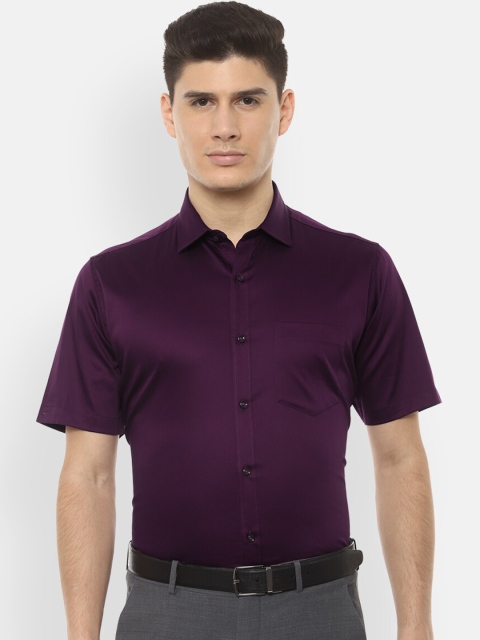 

Van Heusen Men Purple Regular Fit Solid Formal Shirt