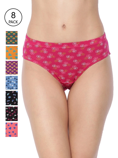 

Dollar Missy Women Pack Of 8 Assorted Hipster Briefs 121P-IE-PO8