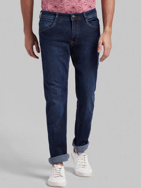 

Parx Men Blue Regular Fit Mid-Rise Clean Look Jeans