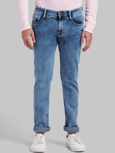 

Parx Men Blue Regular Fit Mid-Rise Clean Look Jeans