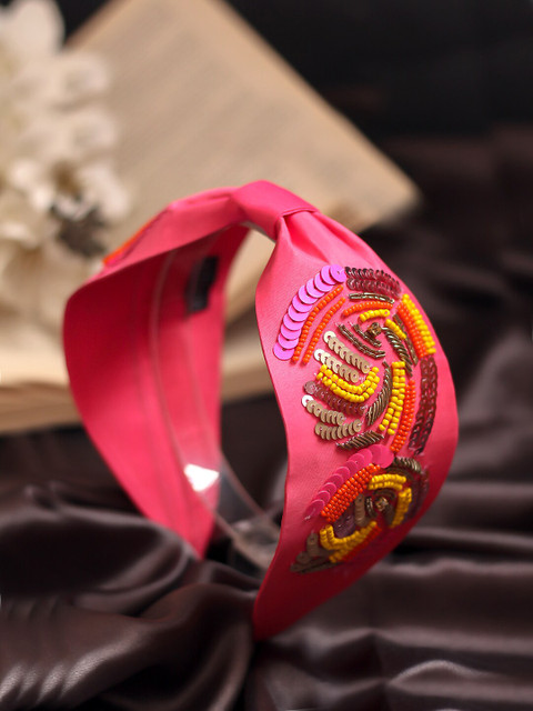 

Bellofox Women Pink Embellished Hairband