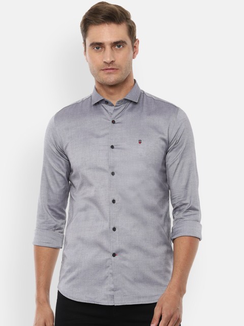 

Louis Philippe Sport Men Grey Slim Fit Solid Casual Shirt