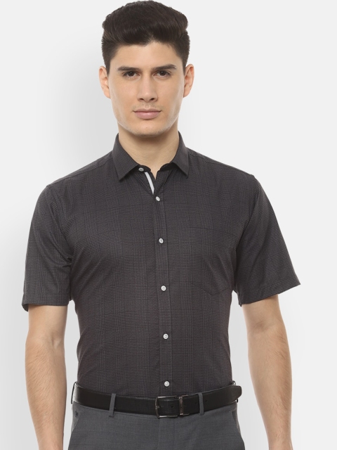 

Van Heusen Men Grey Regular Fit Printed Formal Shirt
