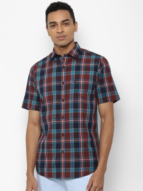 

Allen Solly Men Multicoloured Slim Fit Checked Casual Shirt, Multi