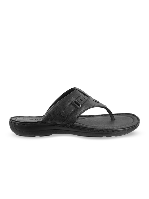

Mochi Men Tan Brown Solid Leather Comfort Sandals